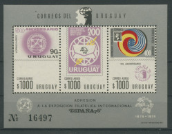 Uruguay 1975 Briefmarkenausstellung Madrid Block 23 Postfrisch (C22524) - Uruguay