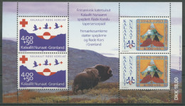 Grönland 1993 Rotes Kreuz Und Pfadfinder Block 4 Postfrisch (C13826) - Unused Stamps