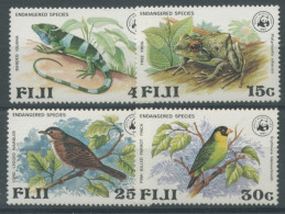 Fidschi-Inseln 1979 WWF Seltene Tiere 387/90 Postfrisch - Fiji (1970-...)