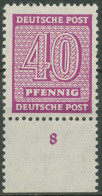 SBZ West-Sachsen 1945 Ziffern WZ X Kreidepapier 136 X Z A UR Postfrisch Geprüft - Other & Unclassified