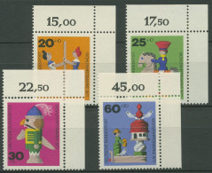 Bund 1971 Wohlfahrt: Holzspielzeug 705/08 Ecke 2 Oben Rechts Postfrisch (E265) - Unused Stamps