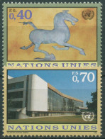 UNO Genf 1996 Palais Des Nations Pferdefigur 286/87 Postfrisch - Unused Stamps