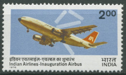 Indien 1976 Erster Airbus Der Indian Airlines 701 Postfrisch - Neufs