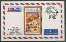 Grenada 1974 100 Jahre UPU Postkutsche Block 36 Postfrisch (C94518) - Grenada (1974-...)