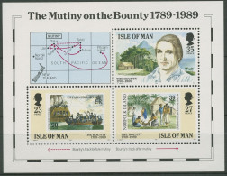 Isle Of Man 1989 Meuterei Auf Schiff Bounty Block 11 Postfrisch (C90615) - Man (Ile De)