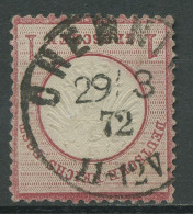 Deutsches Reich 1872 Adler Mit Kl. Brustschild 4 Mit Stempel CHEMNITZ - Used Stamps