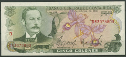 Costa Rica 5 Colones 2.10.1985, Orchidee, KM 236 D Kassenfrisch (K450) - Costa Rica