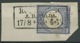 Deutsches Reich 1872 Adler Mit Gr. Brustschild 20 Mit R3-Stempel ROTENBURG FULDA - Gebruikt