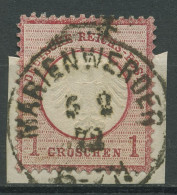 Deutsches Reich 1872 Adler Mit Kl. Brustschild 4 Mit Stempel MARIENWERDER - Usados