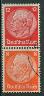 Deutsches Reich Zusammendrucke 1939 Hindenburg S 199 Gestempelt - Se-Tenant