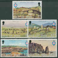 Isle Of Man 1980 Geografische Gesellschaft Sehenswürdigkeiten 159/63 Postfrisch - Man (Eiland)