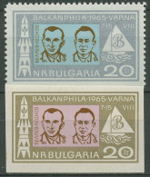 Bulgarien 1965 BALKANFILA Kosmonauten 1555/56 Postfrisch - Nuovi