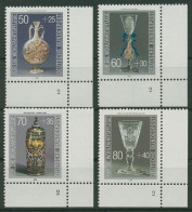 Bund 1986 Kostbare Gläser Formnummer 1295/98 Ecke 4 FN 2 Postfrisch (E1501) - Neufs