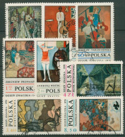 Polen 1970 Tag Der Briefmarke Moderne Malerei 2032/39 Gestempelt - Gebraucht