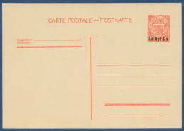 Dt. Besetzung Luxemburg 1940 Postkarte P 8 Ungebraucht (X40650) - Occupazione 1938 – 45