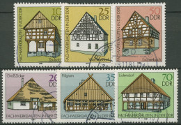 DDR 1981 Bauwerke Fachwerkhäuser 2623/28 Gestempelt - Used Stamps