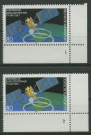 Bund 1986 Satellitentechnik Formnummer 1290 Ecke 4 FN 1,2 Postfrisch (E1481) - Ongebruikt