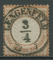 Deutsches Reich 1872 Gr. Brustschild 21 A Mit SA-K2-Stempel LENGENFELD, Signiert - Usados