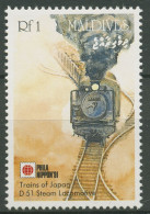 Malediven 1991 PHILANIPPON Dampflokomotiven 1575 Postfrisch - Malediven (1965-...)