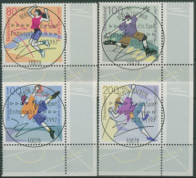 Bund 1997 Sporthilfe Fun-Sport 1898/01 Ecke 4 Mit TOP-ESST Berlin (E2837) - Used Stamps