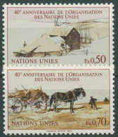 UNO Genf 1985 40 Jahre Vereinte Nationen Gemälde 133/34 A Postfrisch - Nuevos