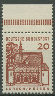 Bund 1964/65 Bauwerke Klein, Bogenmarke Aus MHB Mit Oberrand 456 OR Postfrisch - Nuevos