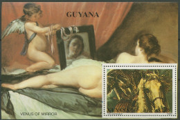 Guyana 1990 Gemälde P.P.Rubens Reiterporträt Block 99 Postfrisch (C94365) - Guyane (1966-...)