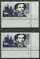 Bund 1986 König Ludwig II. Formnummer 1281 Ecke 4 FN 1,2 Postfrisch (E1459) - Neufs