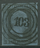 Preußen 1850 Friedrich Wilhelm IV., 3 Nr.-Stpl. 103 BERLIN - Usados