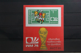 Bulgarien Block 47B Postfrisch Fußball WM 1974 #TW459 - Autres & Non Classés