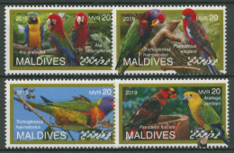 Malediven 2019 Tiere Vögel Papageien 8359/62 Postfrisch - Malediven (1965-...)