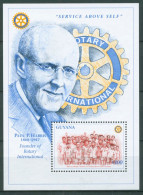 Guyana 1997 Paul Harris Rotary Club Block 542 Postfrisch (C63268) - Guyane (1966-...)