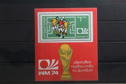 Bulgarien Block 47A Postfrisch Fußball WM 1974 #TW458 - Sonstige & Ohne Zuordnung