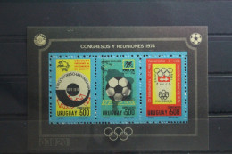 Uruguay Block 21 Postfrisch Fußball WM 1974 #TW468 - Uruguay