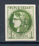 BORDEAUX N°39 1c Olive NEUF** (REPRODUCTION) - 1870 Uitgave Van Bordeaux