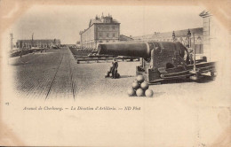 50 , Cpa  Arsenal De CHERBOURG , 17 , La Direction D'Artillerie , ND Phot (13499) - Cherbourg