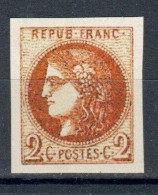 BORDEAUX N°40 B 2c Rouge-Brun NEUF** (REPRODUCTION) - 1870 Ausgabe Bordeaux