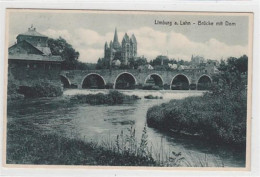 39092321 - Limburg. Bruecke Dom Gelaufen, 1932. Gute Erhaltung. - Limburg