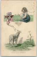 39180521 - Kinder Streicheln Ein Schaf Verlag H.H.i.W. 268 - Easter