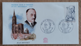 FDC 1988 - YT N°2533 - JEAN MONNET - COGNAC - 1980-1989