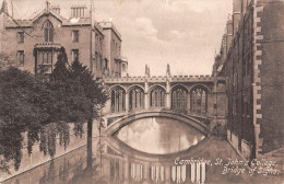 R298100 Cambridge. St. Johns College. Bridge Of Sighs. No. 26449. Frith. 1910 - Wereld