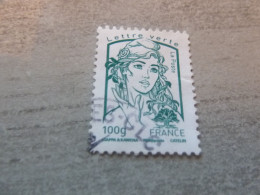 Type Marianne De Ciappa Et Kawena Et La Jeunesse - Lettre Verte 100 G. - Yt 4776 - Vert Foncé - Oblitéré - Année 2013 - - 2013-2018 Marianne (Ciappa-Kawena)