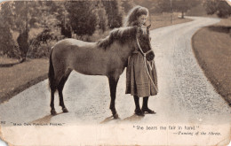 R298301 Mine Own Familiar Friend. Dennis. Woman. Horse. 1910 - World