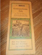 Altes Sparbuch Zeitz , 1943 , Gertrud Zimmermann In Bröckau / Schnaudertal  , Sparkasse , Bank !! - Historische Dokumente