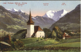 10558519 Frutigen Frutigen Kirche Ungelaufen Ca. 1910  - Otros & Sin Clasificación