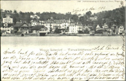 10558506 Weggis Vierwaldstaettersee Weggis Unterdorf Vierwaldstaettersee X 1905  - Sonstige & Ohne Zuordnung