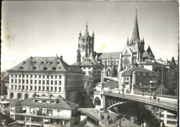 10558350 Lausanne VD Lausanne Kathedrale X 1953 Lausanne - Autres & Non Classés