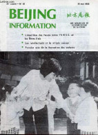 Beijing Information N°22 30 Mai 1983 - La Thaïlande Avant Et Après Les élections Générales - Remous Dans La Mer Baltique - Andere Magazine