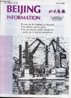 Beijing Information N°20 16 Mai 1983 - Etats Unis Et URSS Désarmement Ou Expansion Des Armements ? - Une Nouvelle Superc - Andere Magazine