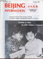 Beijing Information N°4 24 Janvier 1983 - Il Faut Inviter Sihanouk Au Sommet Des Non-alignés - Les Négociations Sur Le R - Other Magazines